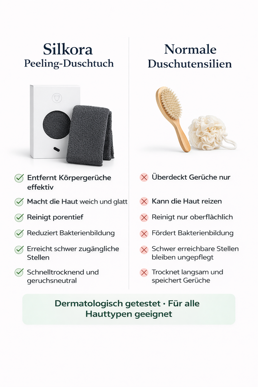 Silkora-Japanisches Peeling-Duschtuch